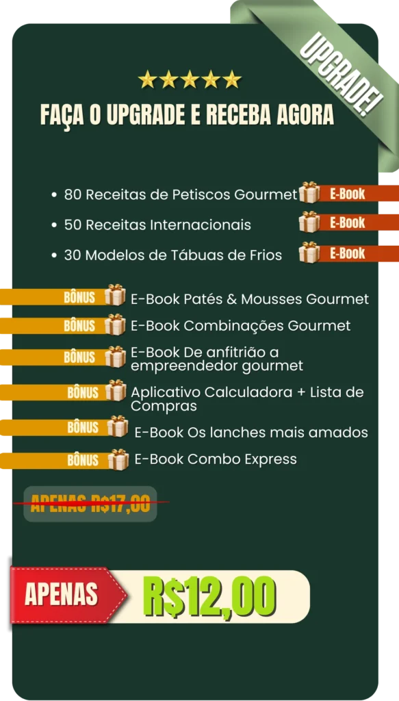 Combo Básico do Mapa dos Petiscos